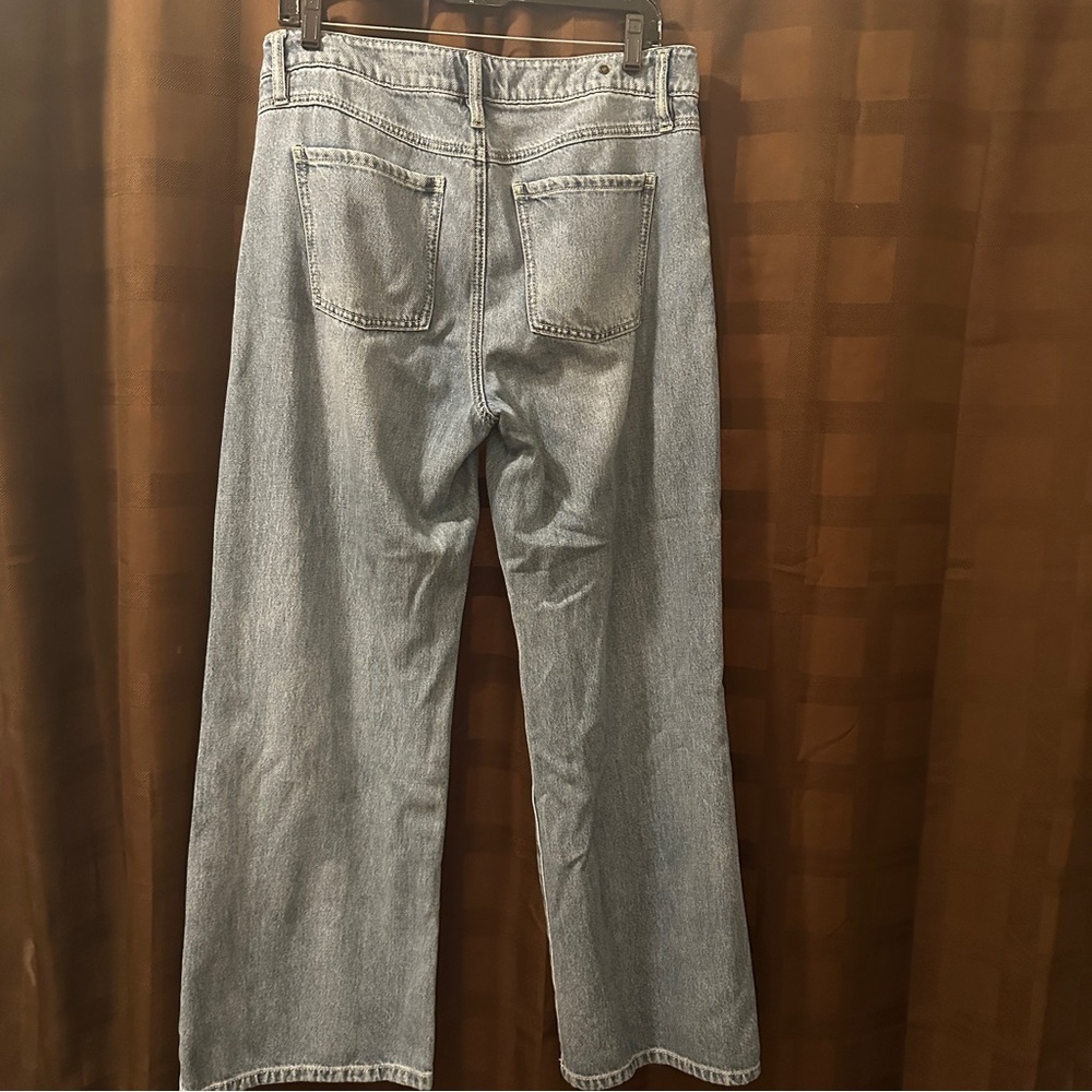 Cabi Ashbury High Rise Wide Leg Denim Jeans 6491R Womens 6 - Picture 6 of 9